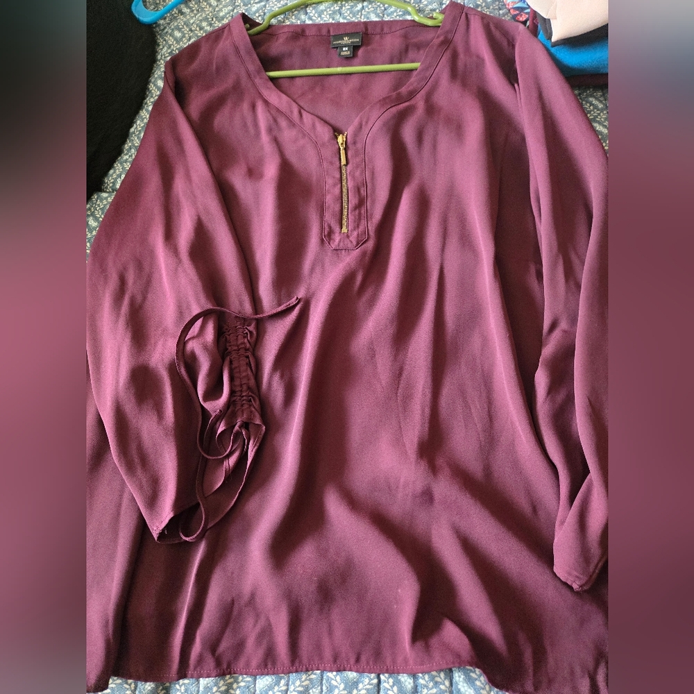 Elegant Purple Women's Top